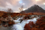 Waterval River Coupall met Bouchaille Etive Mor, Glen Coe