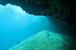 Uitzicht vanuit The Caves, Dahab